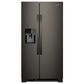 Whirlpool 24.5 Cu. Ft. 36" Wide Side-by-Side Refrigerator in Fingerprint Resistant in Black Stainless Steel, , large