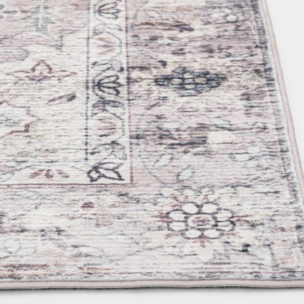 Central Oriental Trisha Yearwood Belmont Dalinda 7&#39;10&quot; x 9&#39;6&quot; Purple and Ivory Area Rug, , large