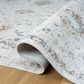 L&R Resources Allure 82470GML Gray and Blue 7"9" x 9"9" Area Rug, , large