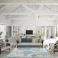Dalyn Rug Company Seabreeze 3" x 5" Silver Indoor/Outdoor Area Rug, , large