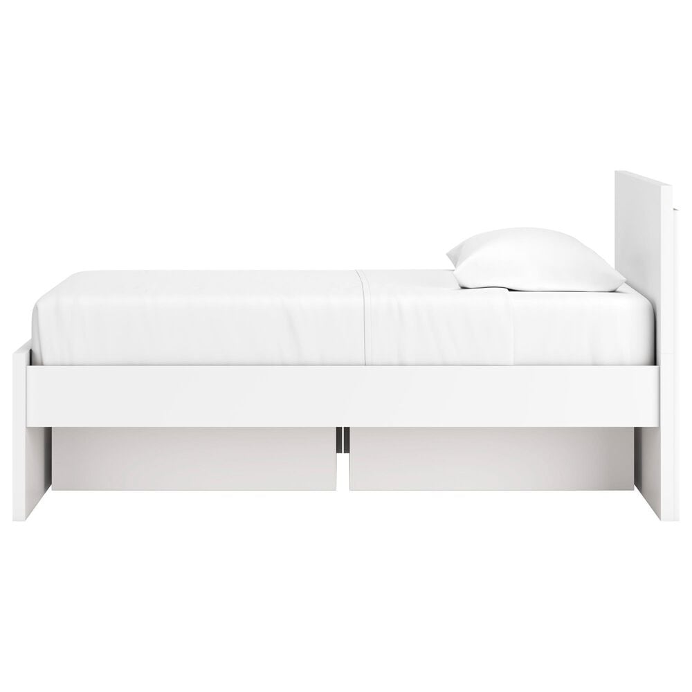 Ashley Onita Twin Storage Bed in White, , large