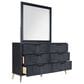 New Heritage Design Kailani 3-Piece Queen Bedroom Set in Black and Gold, , large