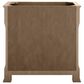 James Martin Vanities Brookfield 36" Single Bathroom Vanity in Pecan with 3 cm White Zeus Quartz Top and Rectangular Sink, , large