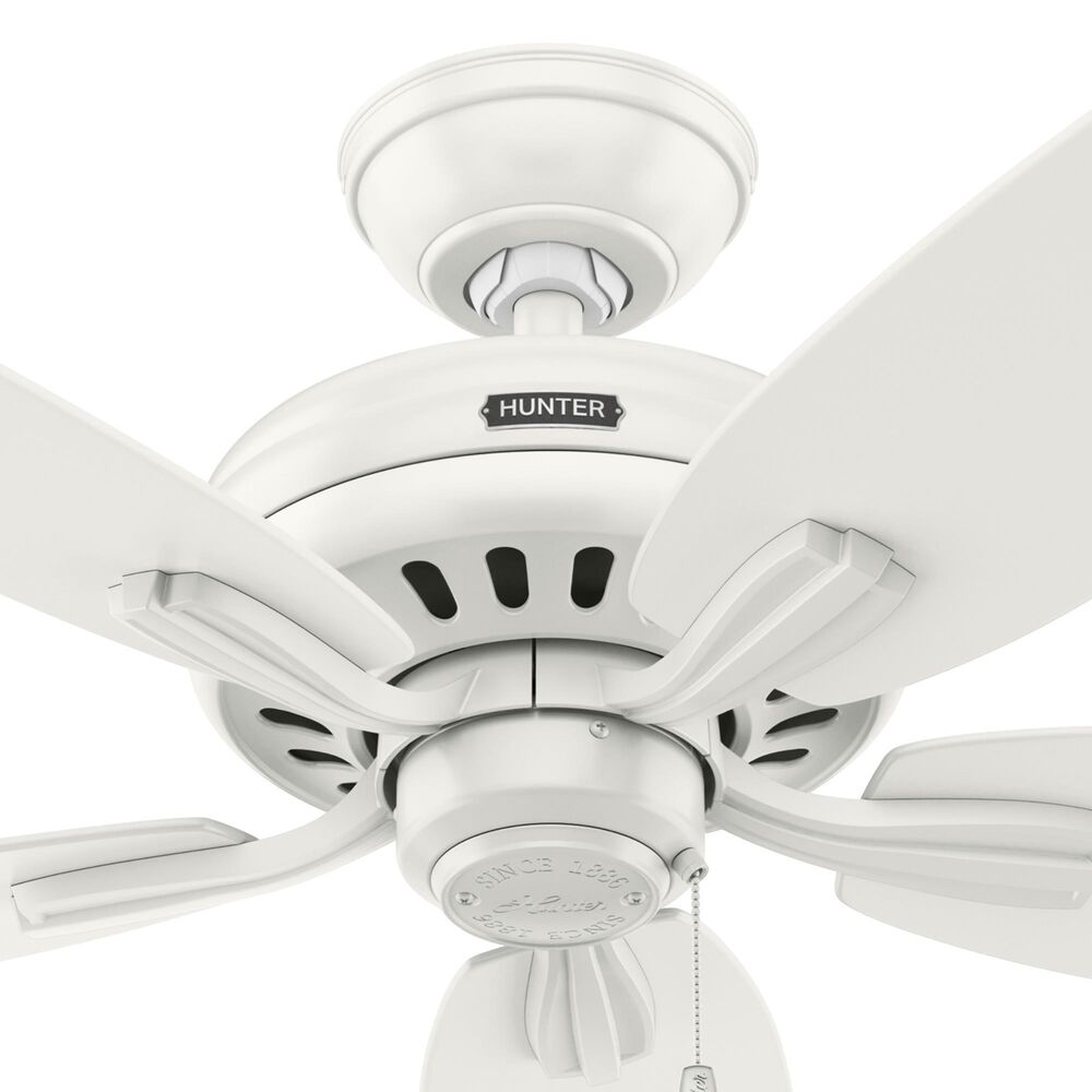 Hunter Newsome 52&quot; Ceiling Fan in Fresh White, , large