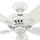Hunter Newsome 52" Ceiling Fan in Fresh White, , large