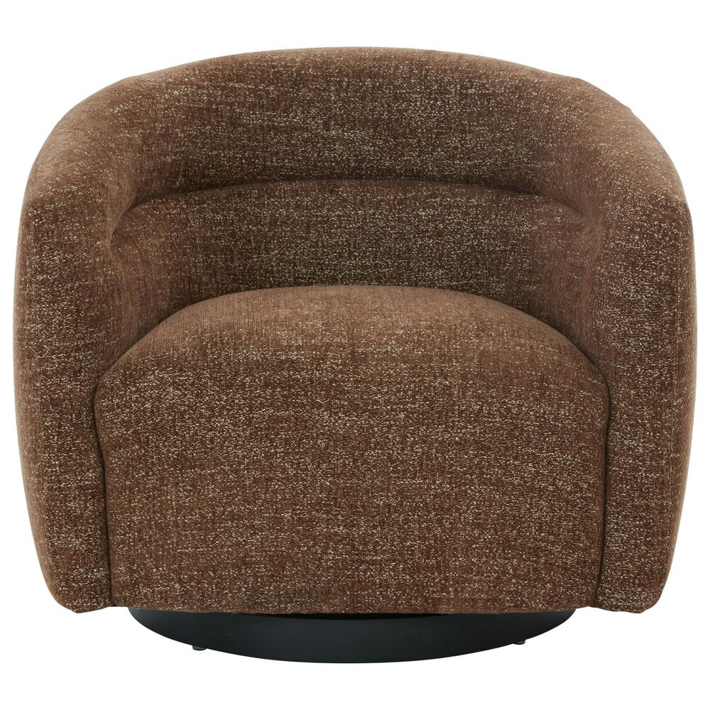 Safavieh Kellybryn Swivel Chair in Dark Brown, , large