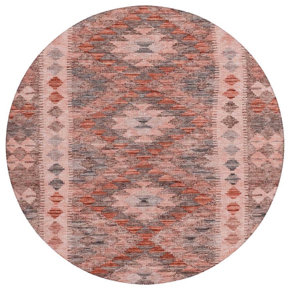 Dalyn Rug Company Solace SL13 8" Round Terracotta Area Rug, , large