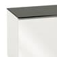 Salamander Designs Chameleon Miami 85" UST Projector Integrated Cabinet in Gloss Warm White and Black, , large