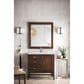 James Martin Vanities Addison 36" Single Bathroom Vanity in Mid-Century Acacia with Single Hole 3 cm White Zeus Quartz Top and Rectangular Sink, , large