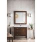 James Martin Vanities Addison 36" Single Bathroom Vanity in Mid-Century Acacia with Single Hole 3 cm White Zeus Quartz Top and Rectangular Sink, , large