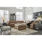Ashley Emilia Oversized Accent Ottoman in Caramel, , large