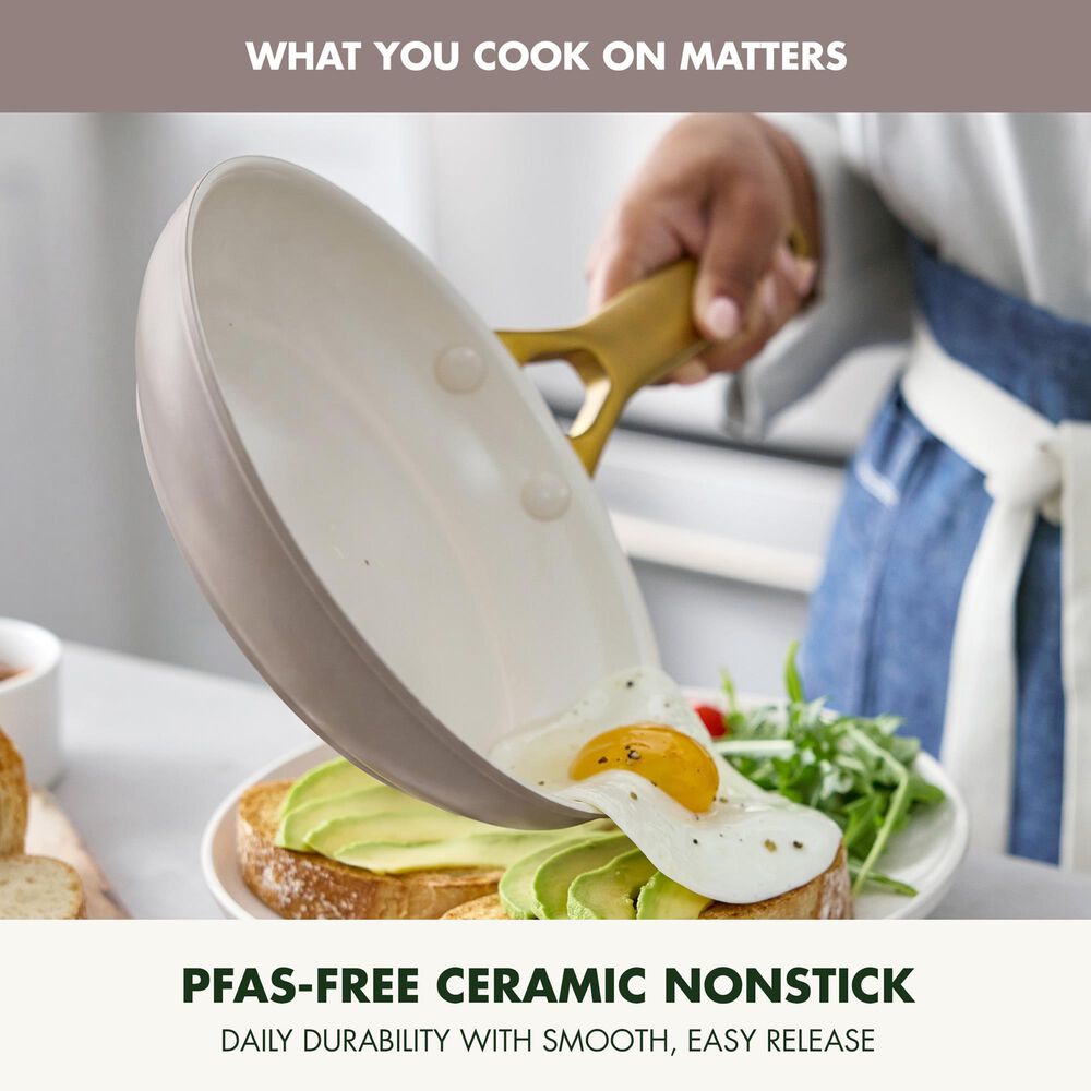 Green Pan Reserve Pro 2-Piece Frypan Set in Latte, , large