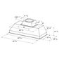 Bertazzoni 48" Insert Hood with 2 Motors 1200 CFM in Stainless Steel, , large