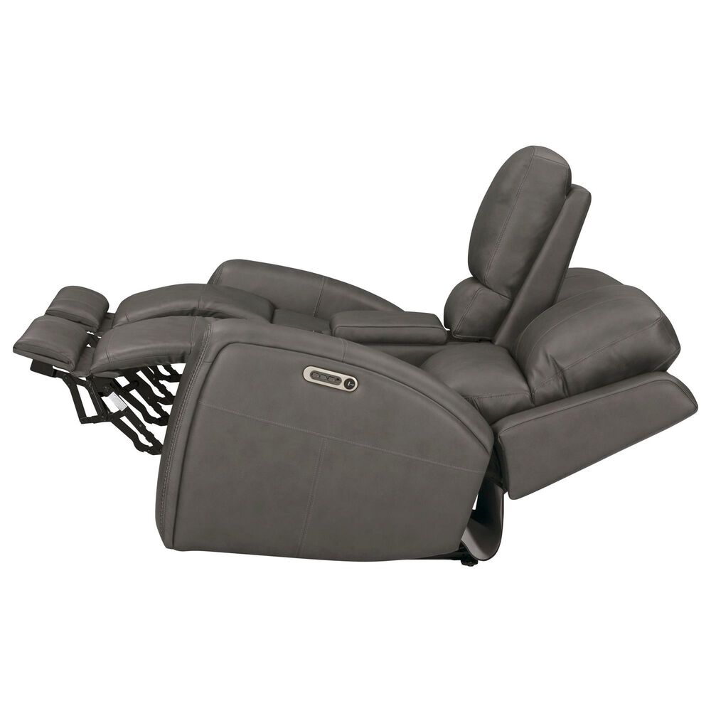 Simeon Collection Belmont Power Loveseat in Autumn Fog, , large
