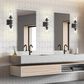 Golden Lighting Tribeca 2-Light Wall Sconce in Matte Black, , large