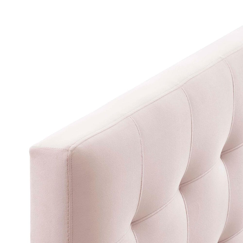 Modway Lily Biscuit Tufted Performance Velvet Full Headboard in Gray, , large