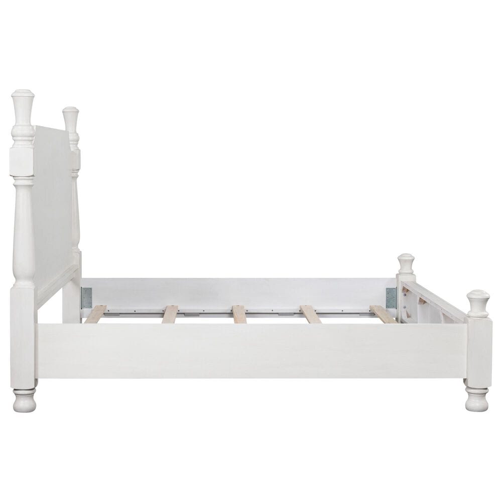 Ashley Rowlenstown 4-Piece Queen Poster Bedroom Set in Antique White, , large