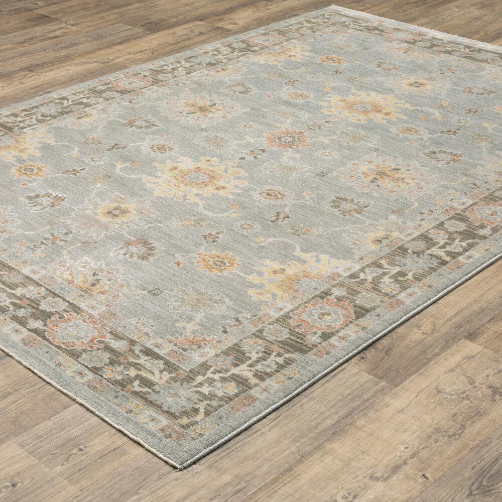 Oriental Weavers Keaton Blue and Multicolor 3&#39;3&quot; x 5&#39; Area Rug, , large