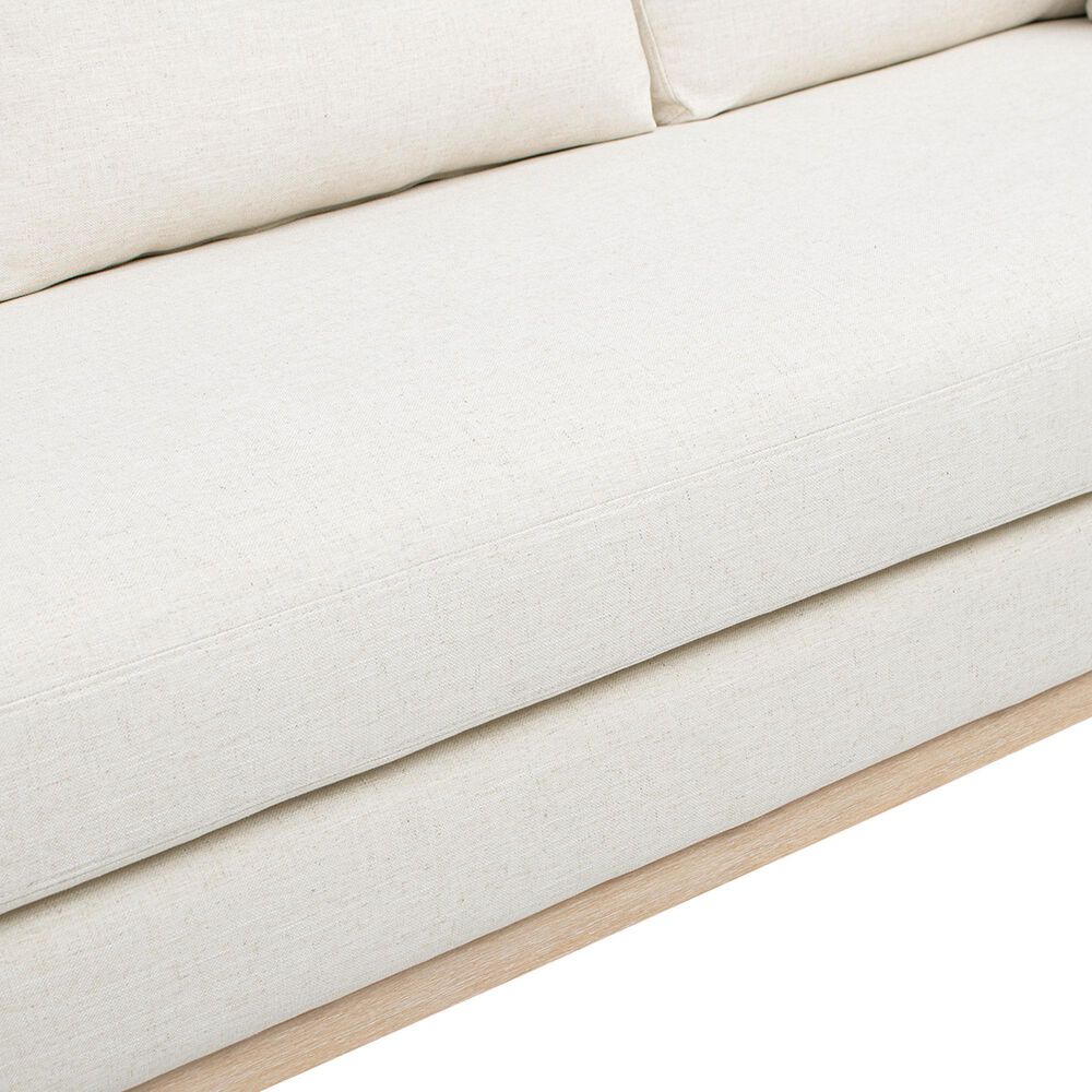 Jennifer Taylor Home Knox Stationary Sofa in Flax White, , large