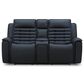 Interlochen High End Push Back Loveseat in Jet Black, , large