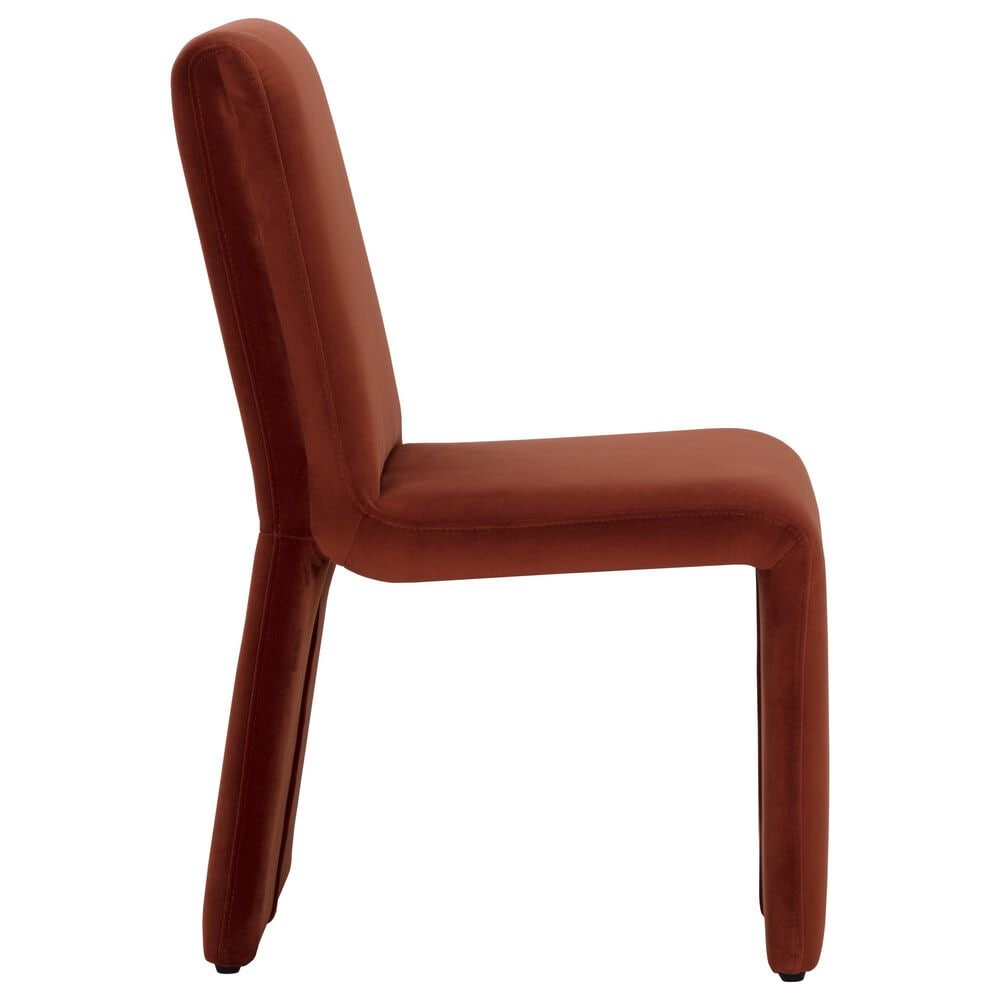 Club Collection By Sunpan Cascata Side Chair in Meg Rust, , large