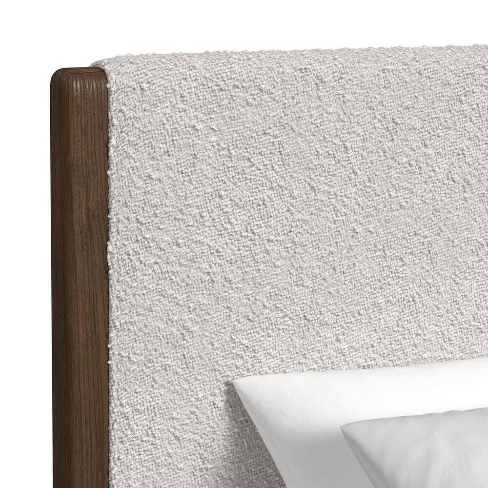 37B Brisbane Queen Upholstered Headboard in Brown, , large