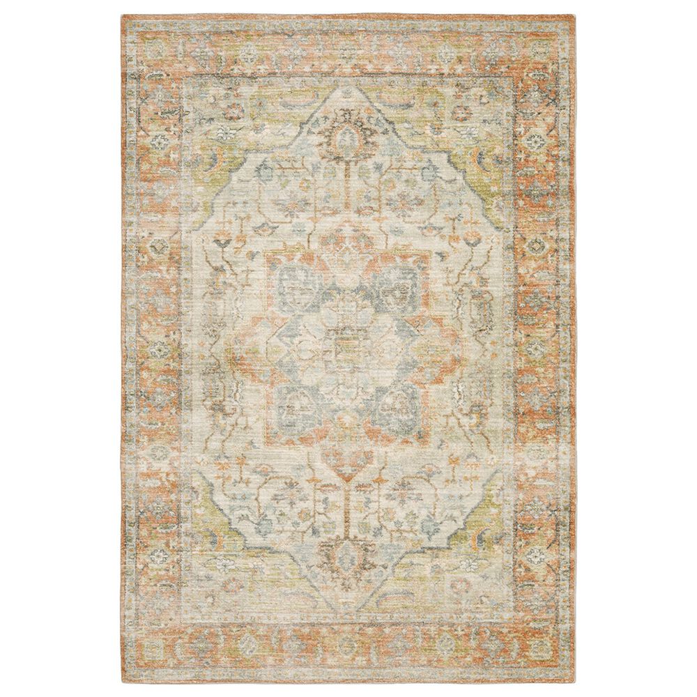 Oriental Weavers Savoy Atchison 28101 2" x 8" Orange Scatter Rug, , large
