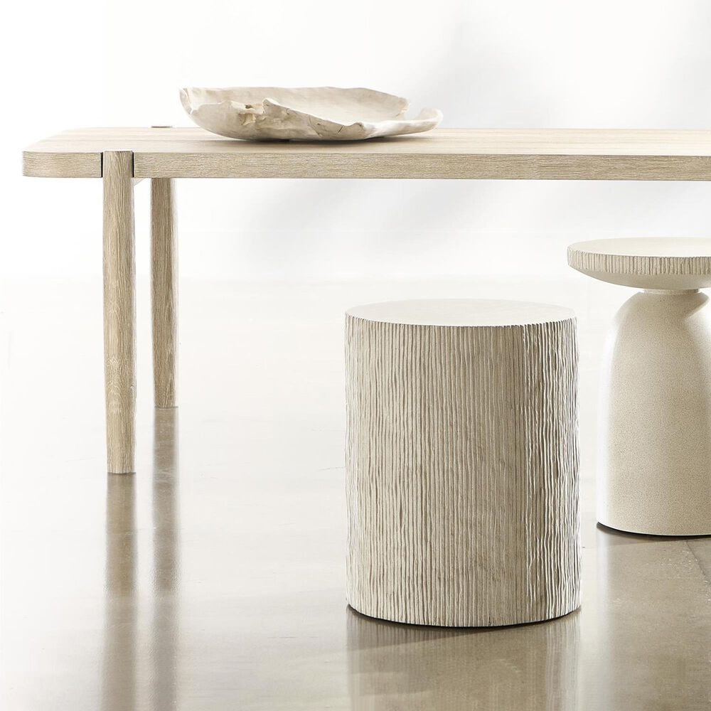 Bernhardt Antibes 18&quot; Round Accent Table in Pumice, , large