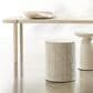 Bernhardt Antibes 18" Round Accent Table in Pumice, , large