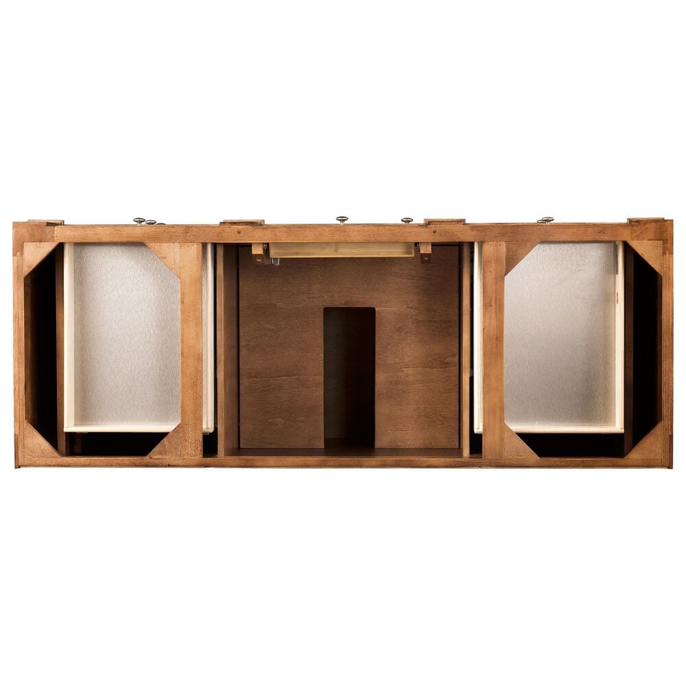James Martin Bristol 60" Single Bathroom Vanity Cabinet in Saddle Brown, , large
