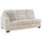 Ashley Lonoke 2-Piece Right Facing Sectional with Chaise in Parchment, , large