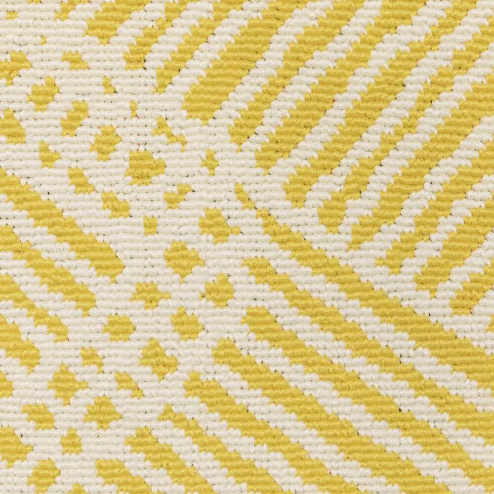 Oriental Weavers Havana Yellow and Ivory 1'10" x 7'3" Indoor/Outdoor Runner, , large