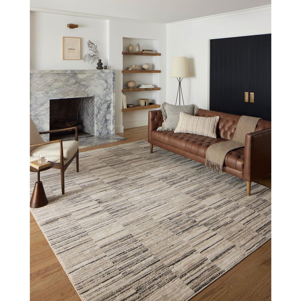 Loloi II Darby 11&#39;6&quot; x 15&#39; Charcoal and Sand Area Rug, , large