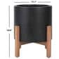 Safavieh Jesper Patio Planter in Natural/Black, , large