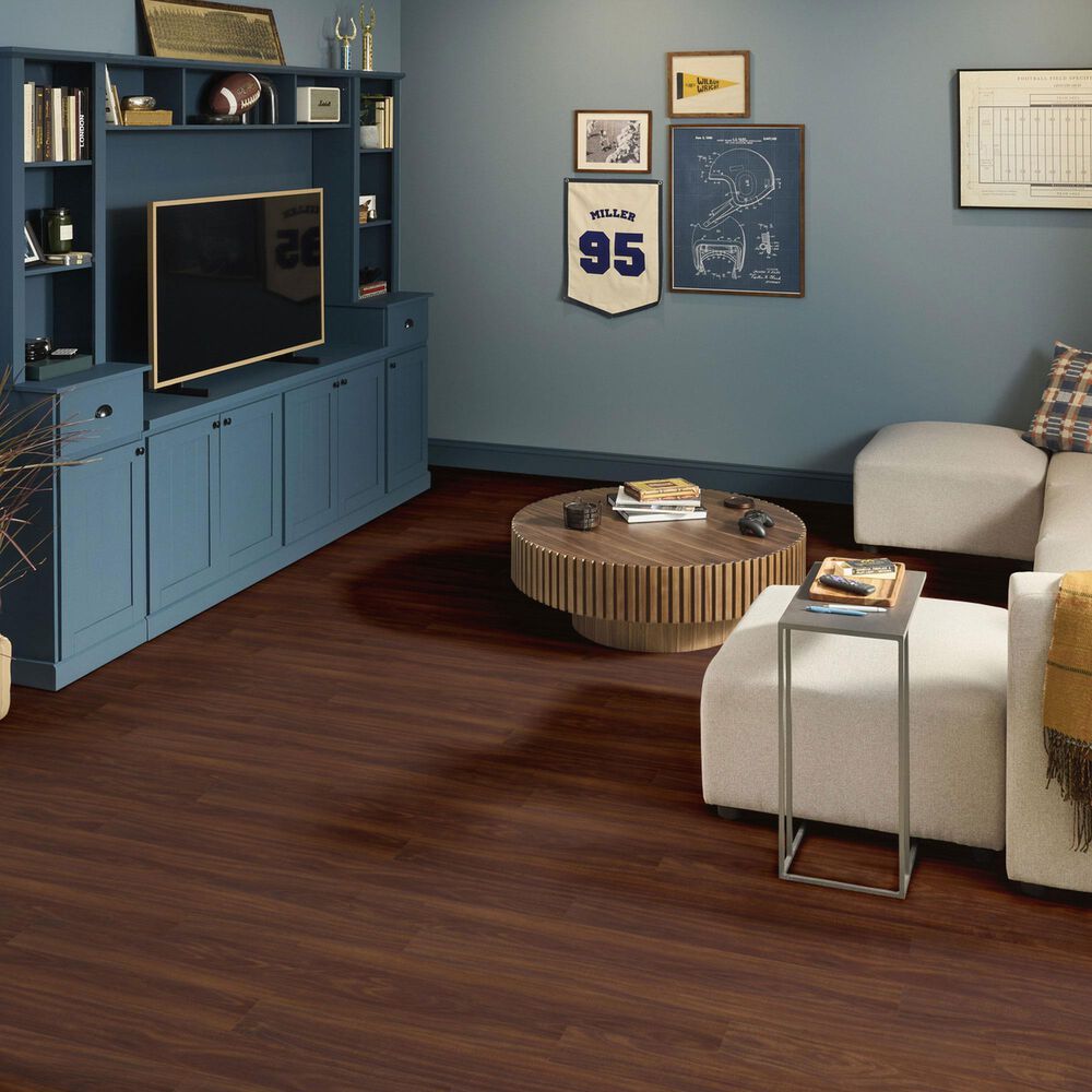 Shaw Floorte Rich Mahogany 5" x 48" Luxury Vinyl Plank, , large