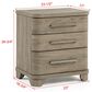 Crown Mark Veranda Queen Upholstered Panel Bed with Dresser, Chest, and Two Nightstands in Khaki, , large