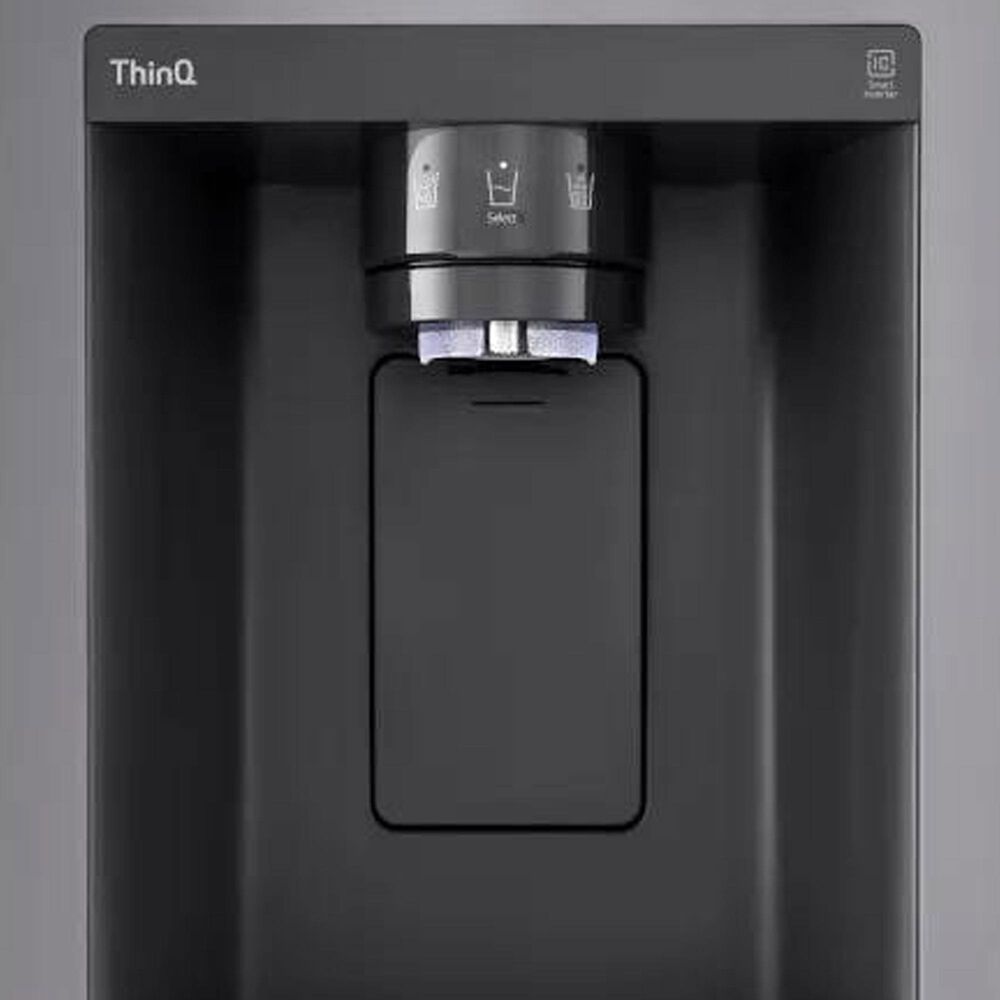 LG 25.5 Cu. Ft. 3-Door French Door Refrigerator with Ice and Water Dispenser in Noble Steel, , large