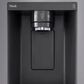 LG 25.5 Cu. Ft. 3-Door French Door Refrigerator with Ice and Water Dispenser in Noble Steel, , large