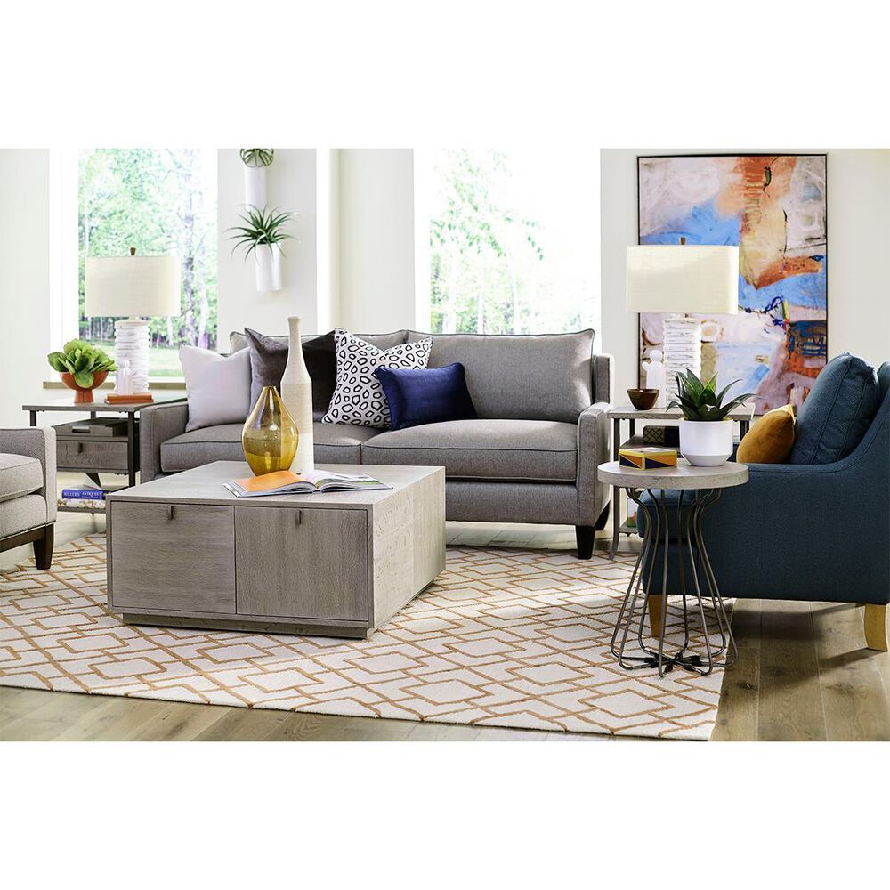 American Drew Creston Square Coffee Table in Natural Gray, , large