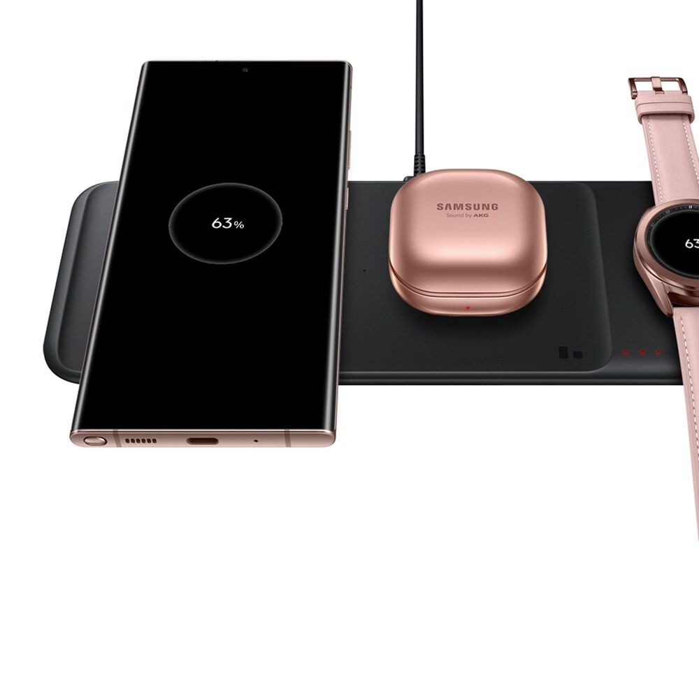 Samsung Wireless Charger Pad Trio in Black, , large