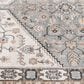 Central Oriental Heirloom Elowen Sky Blue and Champagne 5"3" x 7"7" Area Rug, , large