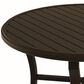Tropitone Banchetto Round Patio Dining Umbrella Table in Graphite, , large