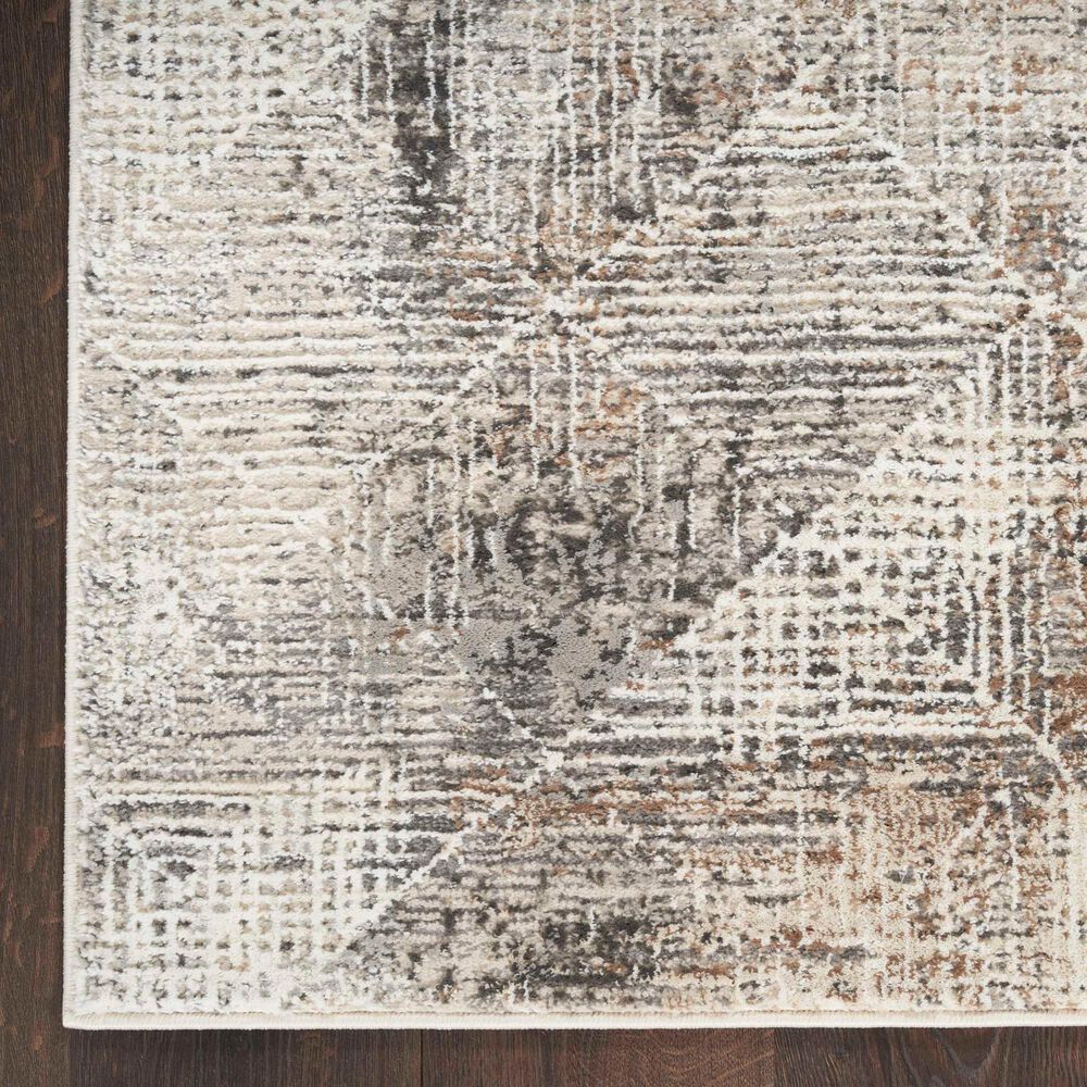 Nourison Sustainable Trends 2&#39;2&quot; x 7&#39;6&quot; Ivory and Multicolor Runner, , large