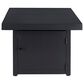 Plank And Hide Co 34" Square Firepit Top & Base in Black, , large
