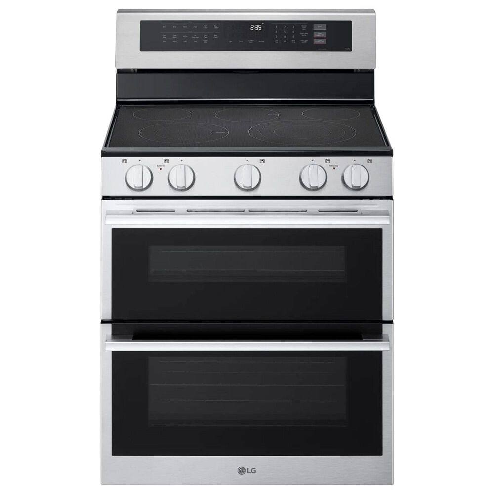 LG 7.3 Cu. Ft. Smart Electric Double Oven Freestanding Range in Stainless Steel, , large