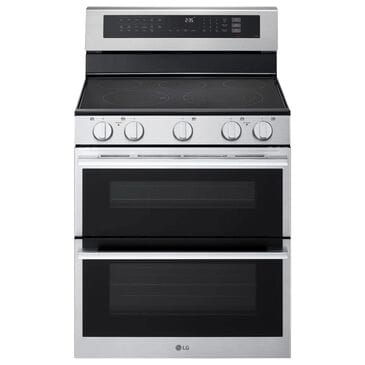 LG 7.3 Cu. Ft. Smart Electric Double Oven Freestanding Range in Stainless Steel, , large