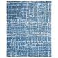 Nourison Luna 8"6" x 11"6" Blue and Silver Area Rug, , large