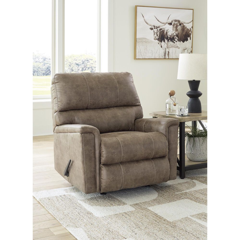 Ashley Navi Manual Recliner in Fossil, , large