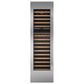 Sub Zero Integrated 24" Wine Storage Door Panel with Tubular Handle Left Hinge in Stainless Steel, , large