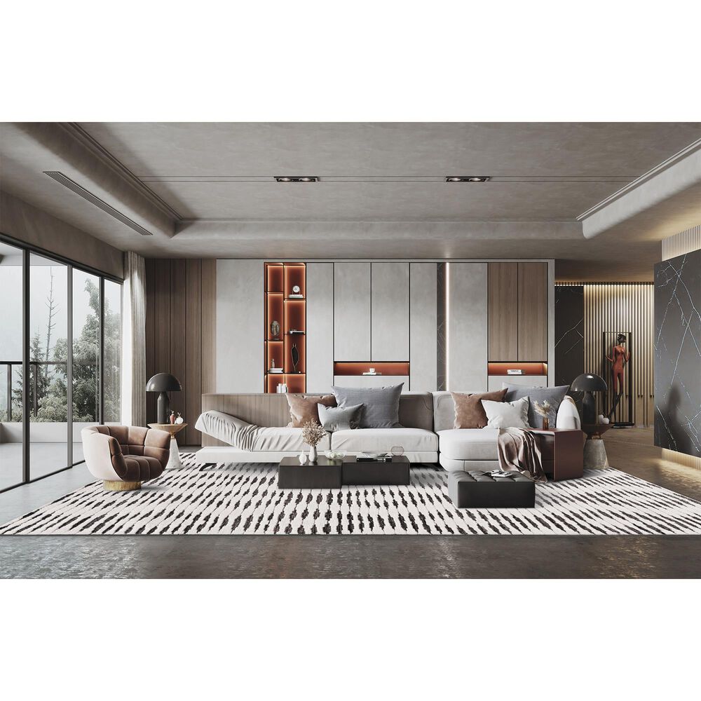 Radici USA Magica 8&#39; x 10&#39; Ivory Area Rug, , large